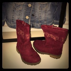 Cat & Jack Boots-Little Girls-size 6